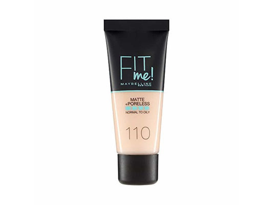 Maybelline Fit Me Matte & Poreless Foundation 110 Porcelain 30ml