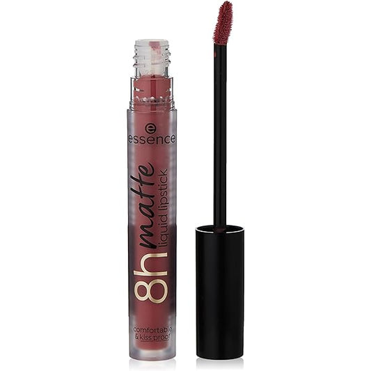 essence 8h matte liquid lipstick 02 SILKY HAZELNUT