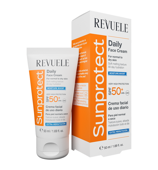 Revuele Sunprotect Daily Face Cream Spf 50+ Moisture Boost - 50ml