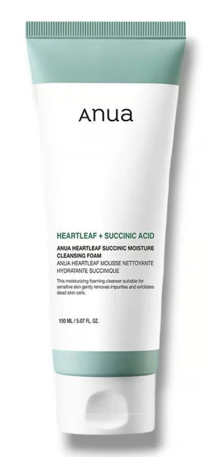 ANUA SUCCINIC MOISTURE CLEANSING FOAM 150ML