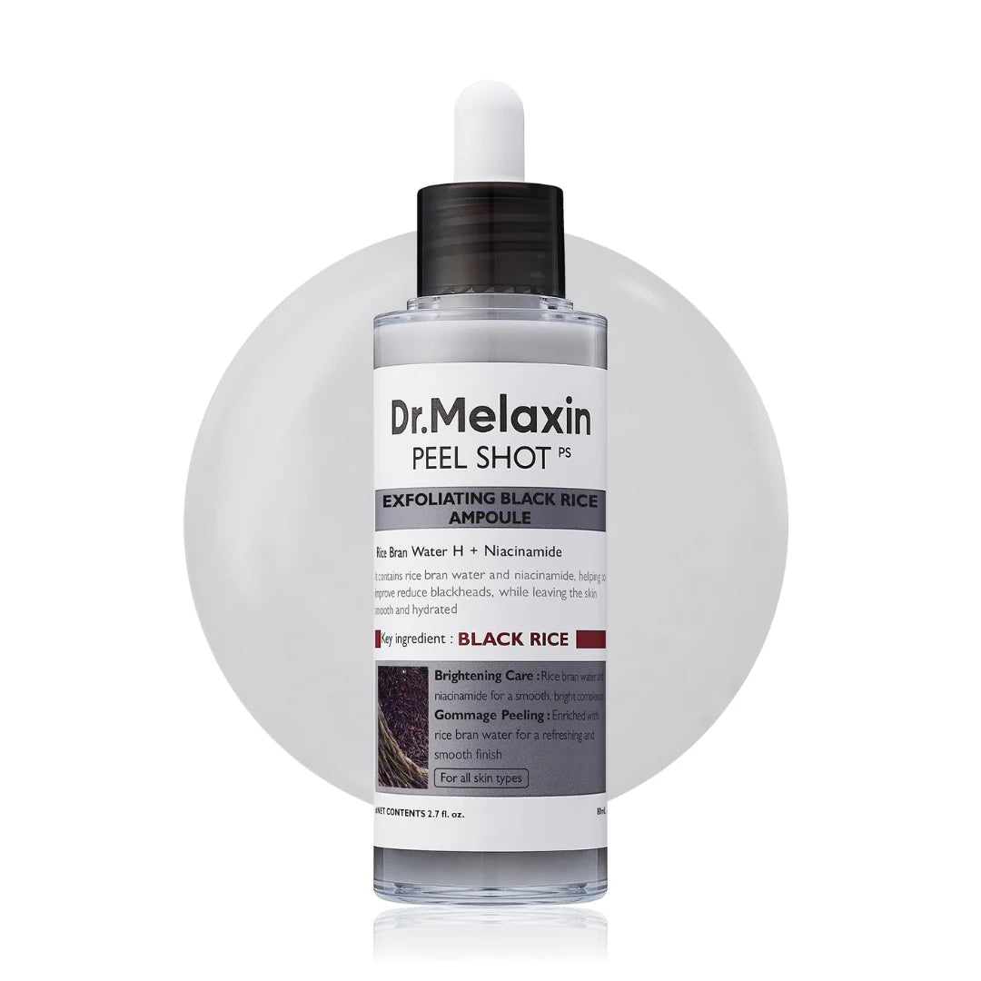 DR.MELAXIN EXFOLIATING BLACK RICE AMP 80ML