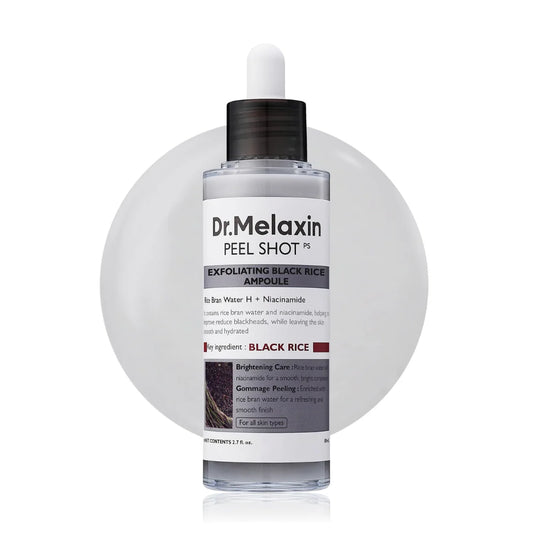 DR.MELAXIN EXFOLIATING BLACK RICE AMP 80ML
