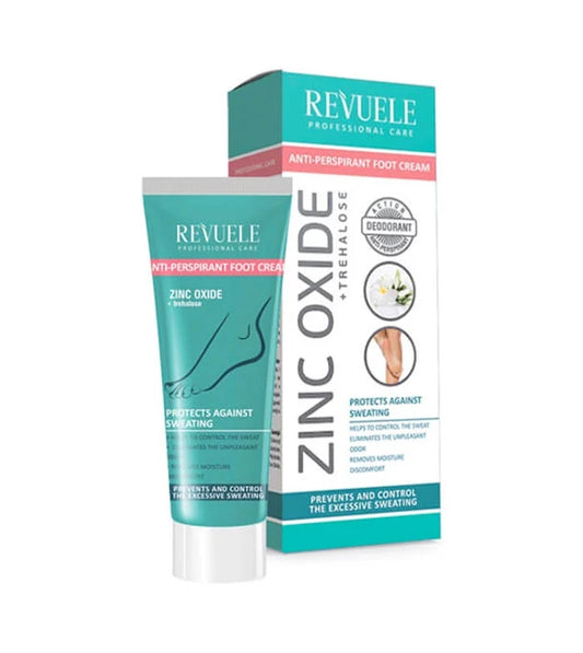 REV ZINC OXIDE ANTI PERSPIRANT FOOT CREAM 80ML