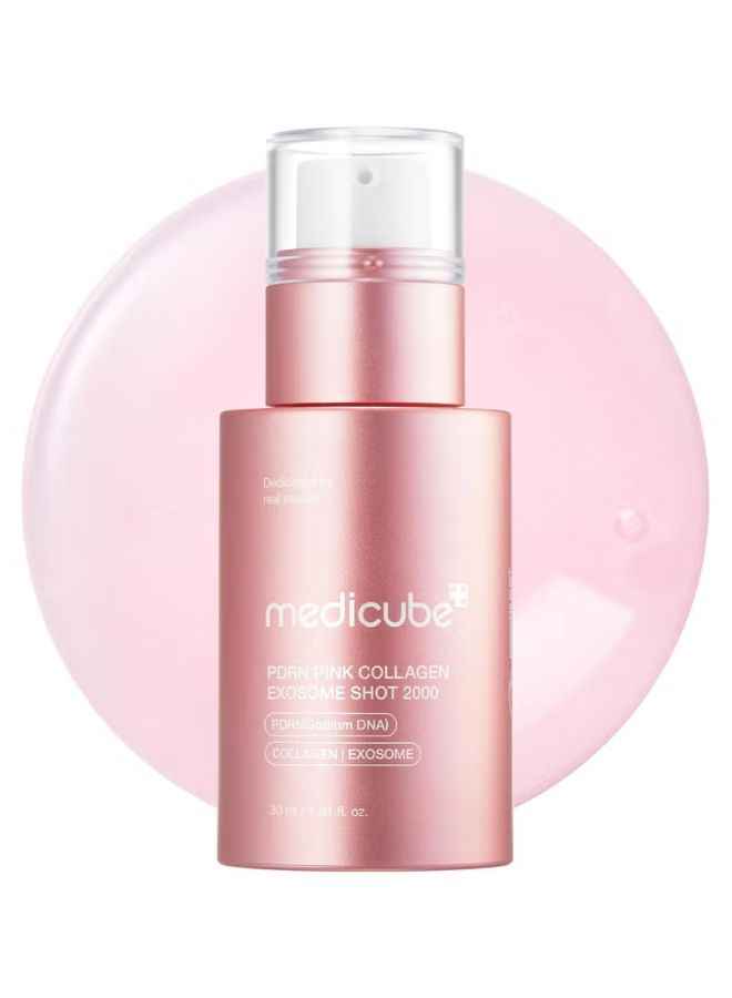 Medicube PDRN Pink Collagen Exosome Shot Serum 2,000 PPM | Liquid Skin Booster