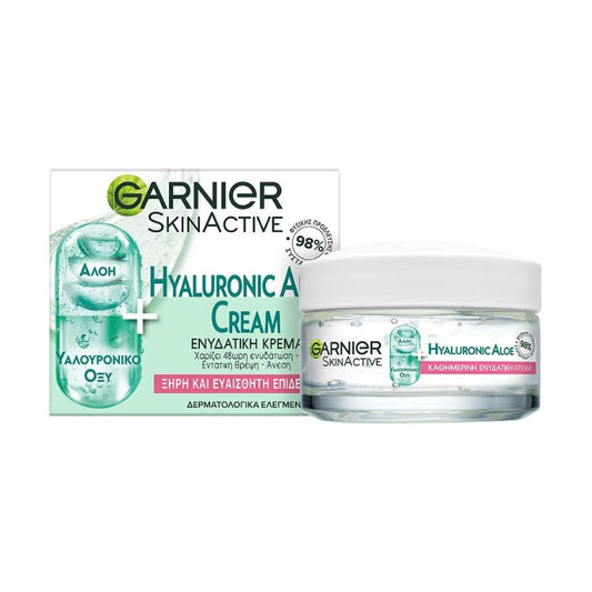 GARNIER HYALURONIC ALOE CREAM 96% 50ML