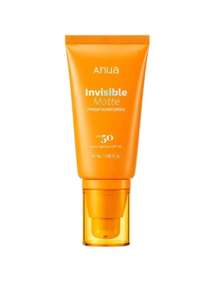 ANUA INVISIBLE MATTE FINISH SUNSCREEN 50SPF 50ML