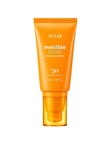 ANUA INVISIBLE MATTE FINISH SUNSCREEN 50SPF 50ML