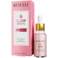 REV GLOW DROPS HIGHLIGHTING ROSE  QUARTZ 20ML
