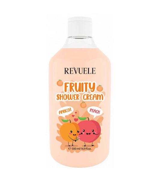 REV FRUITY SHOWER CREAM (APRICOT & PEACH) 500ML