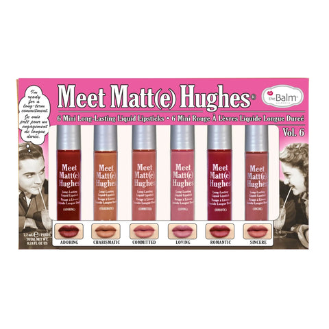 THE BALM LIQUID LIPSTICK VOL.6 (6PCS/1BOX) 7.2ML