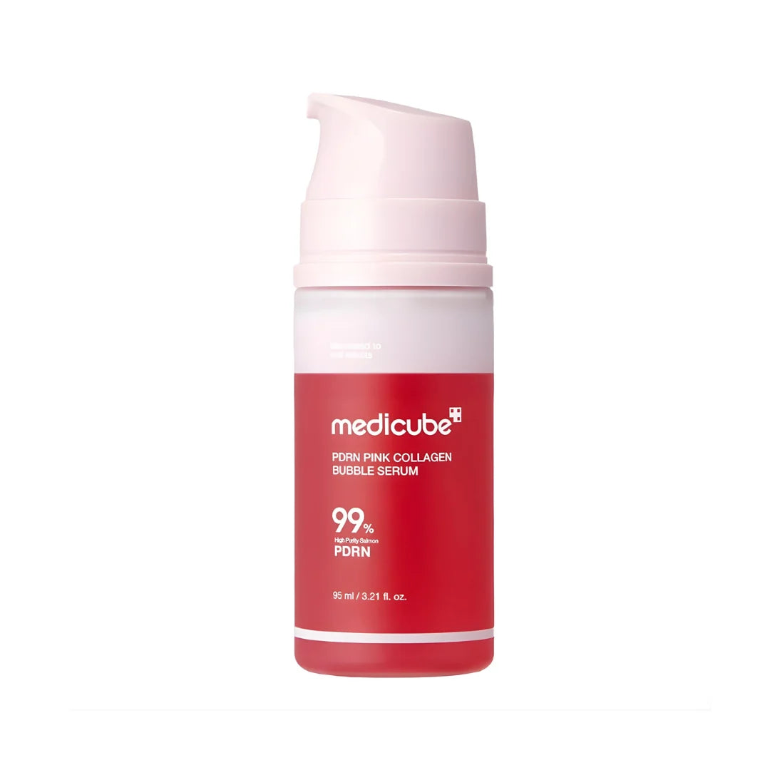 MEDICUBE PDRN PINK COLLAGEN BUBBLE SERUM 99% 95ML