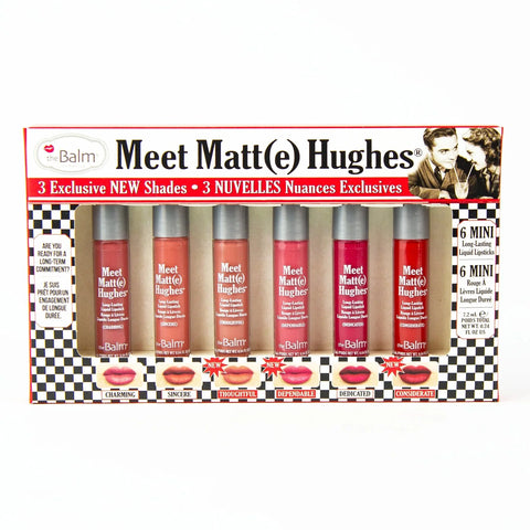 THE BALM LIQUID LIPSTICK 6 MINI (6PCS/1BOX) 7.2ML