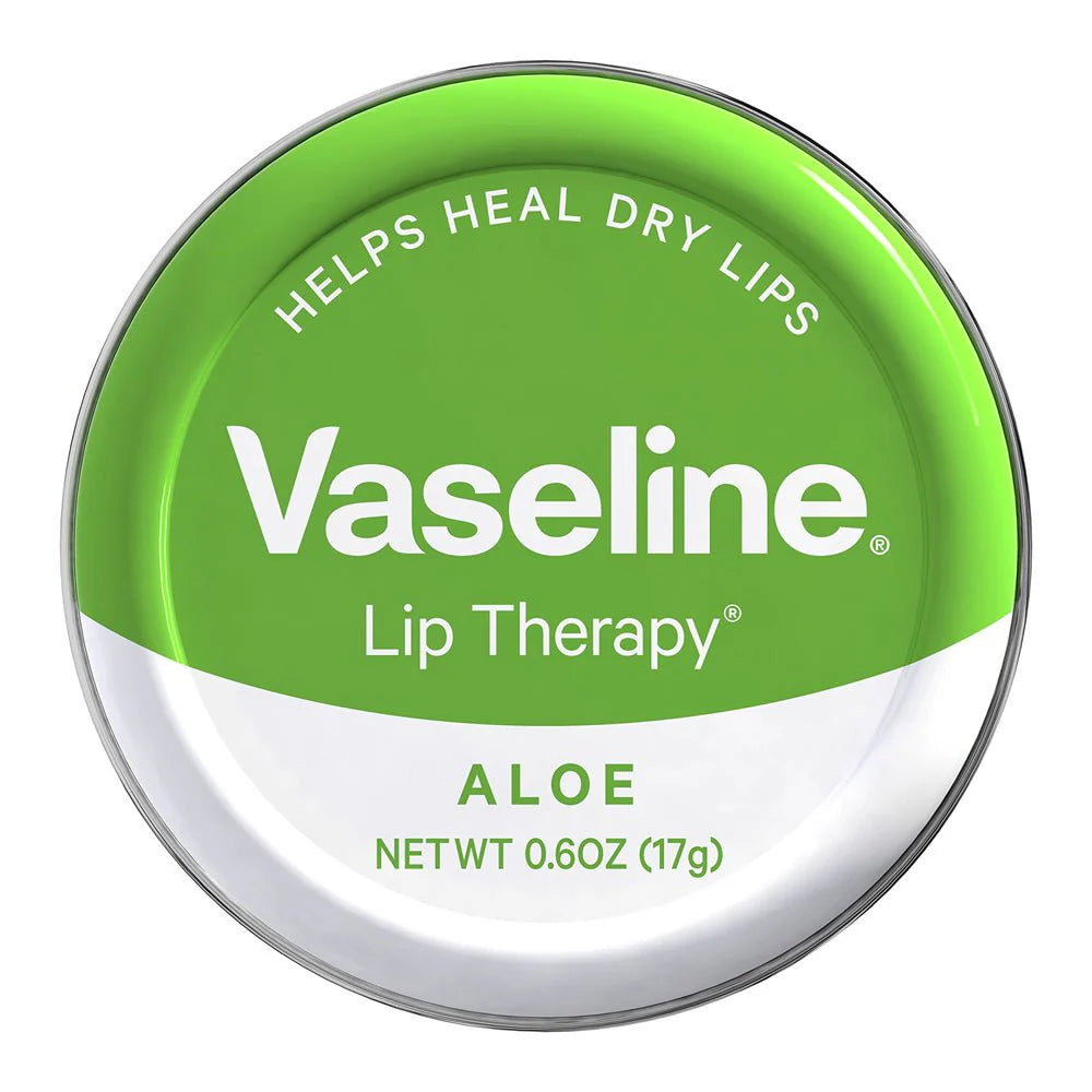 VASELINE LIP (ALOE) ROUND -GREEN 20G
