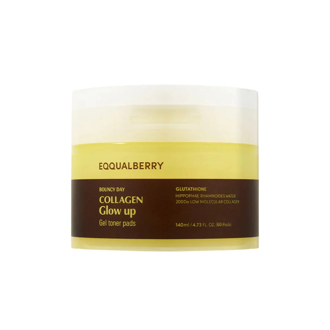 EQQUAL BERRY COLLAGEN GLOW UP GEL TONER PAD 140 ML