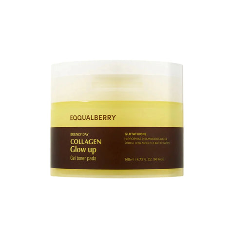 EQQUAL BERRY COLLAGEN GLOW UP GEL TONER PAD 140 ML