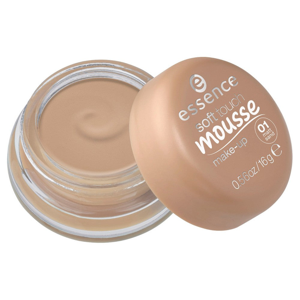 Essence Soft Touch Mousse Makeup - Matte Sand - 0.56 oz, Beige
