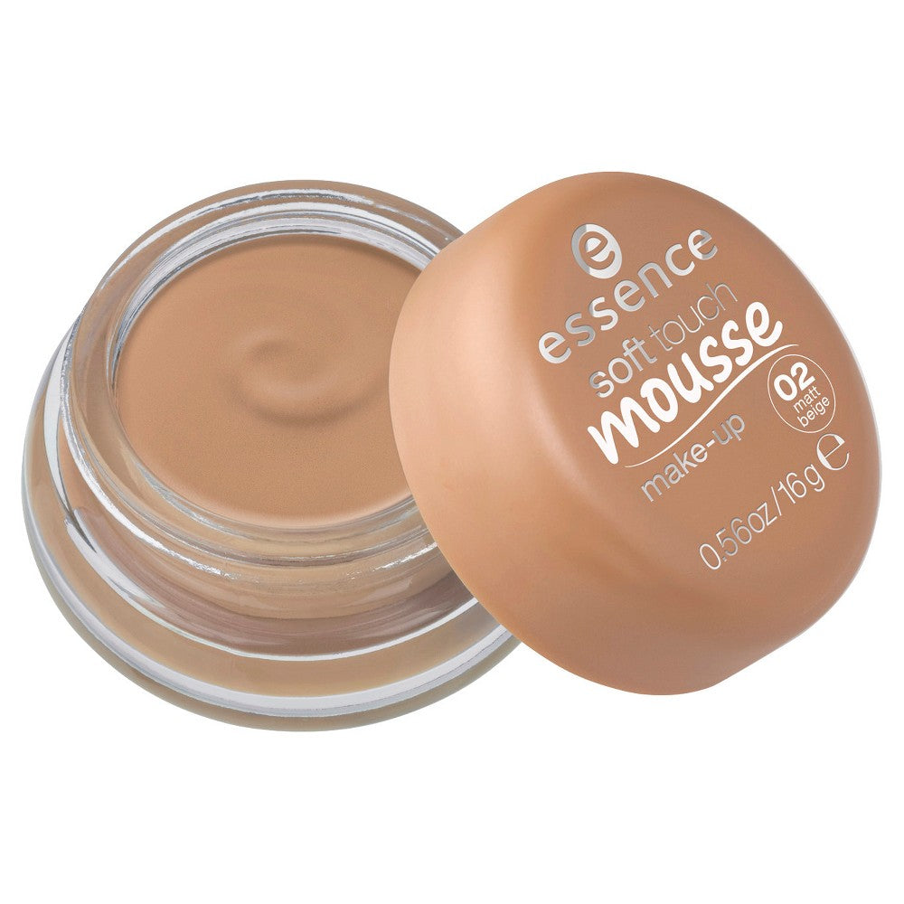 Essence Soft Touch Mousse Makeup - Matte Beige - 0.56 oz 