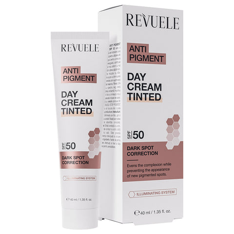 Revuele - SPF 50 Anti Pigment Day Cream - Tinted - 40 ml