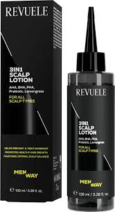 REV 3IN1 SCALP LOTION  AHA,BHA,PHA 100ML MEN WAY