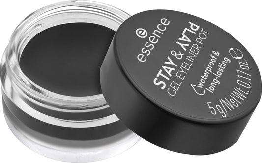 ESS GEL EYELINER POT 01 BLACK