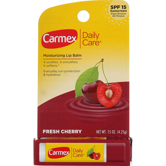 Carmex Lip Balm Stick Cherry Spf#15, 0.15 Oz 4.25G