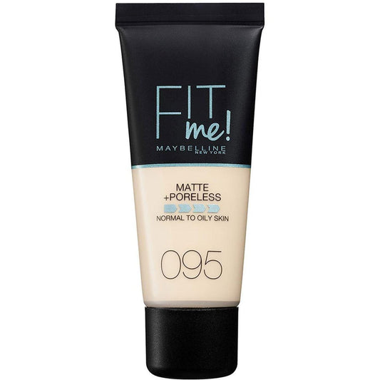 Maybelline Fit Me Foundation, Matte & Poreless, Full Coverage Blendable Normal to Oily Skin, 095 Fair