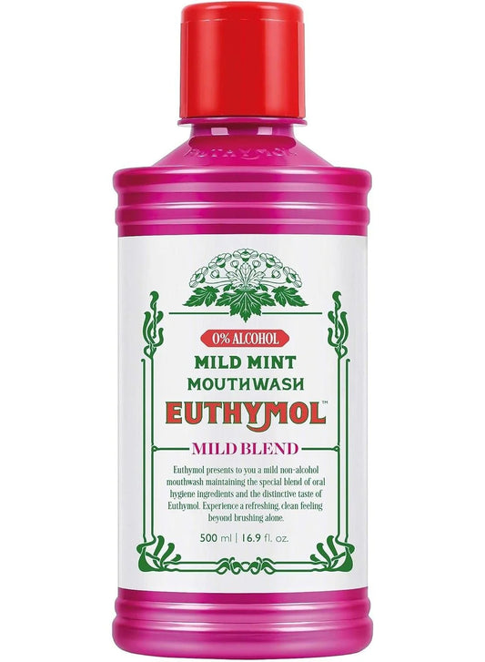 EUTHYMOL MILD MINT MOUTHWASH PINK 500ML
