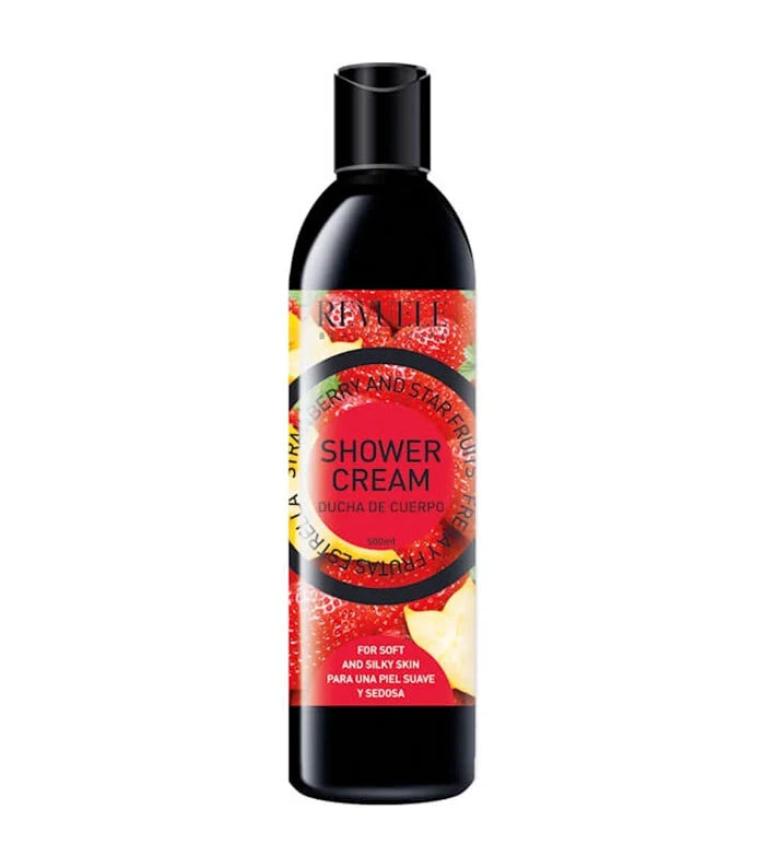 REV SHOWER GEL STRAWBERRY 500ML
