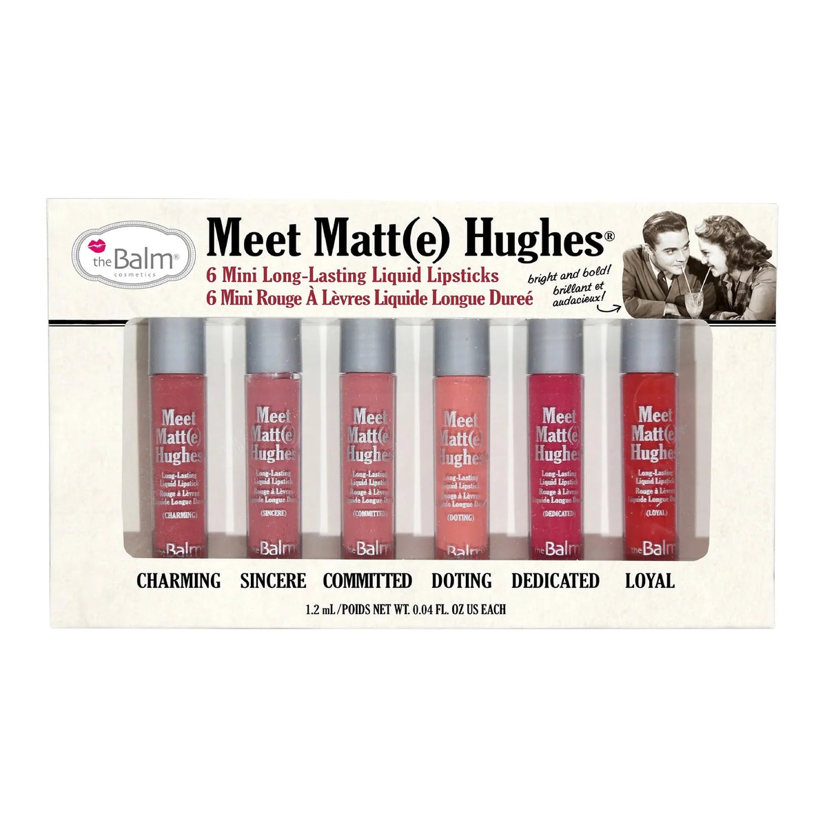 THE BALM LIQUID LIPSTICK VOL.1 (6PCS/1BOX) 7.2ML