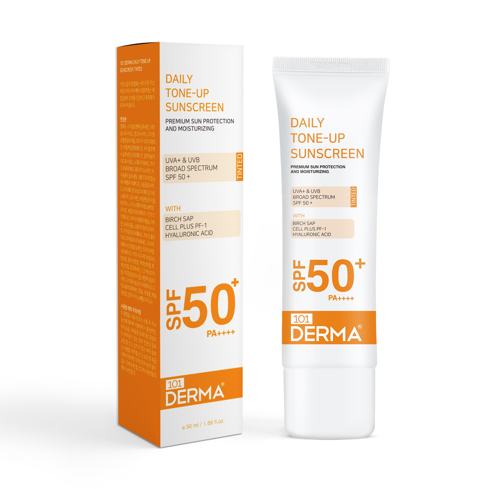 101 Derma Daily Tone-Up Sunscreen(Tinted) Spf50+ (50Ml) - Shaima Beauty