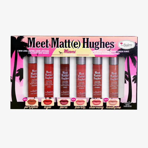 THE BALM LIQUID LIPSTICK (6PCS/1BOX) MIAMI  COLLECTION