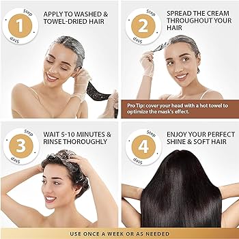 Karseell Maca Essence Repair Collagen Hair Mask For Dry and Damaged Hair, 500ml