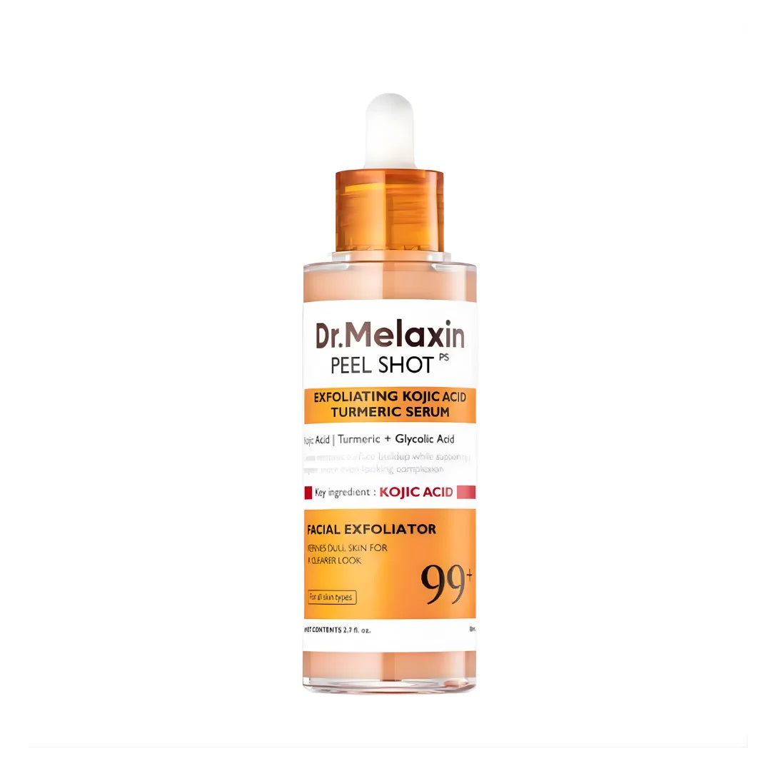 DR.MELAXIN PEEL SHOT EXFOLIATING KOJIC ACID TURMERIC SERUM 80 ML