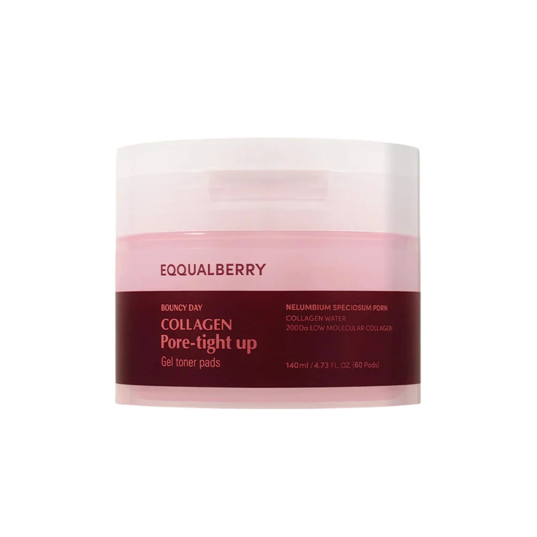 EQQUAL BERRY COLLAGEN PORE_LIGHT  GEL TONER PAD