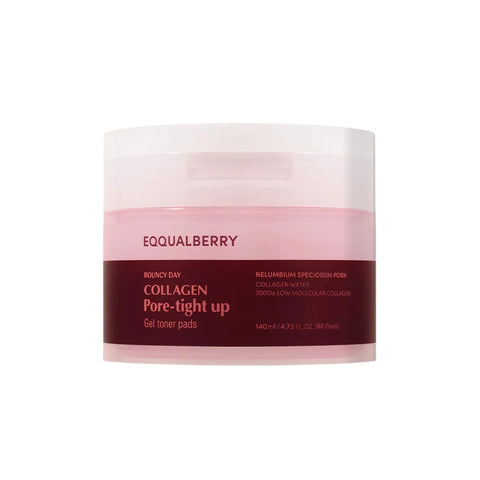 EQQUAL BERRY COLLAGEN PORE_LIGHT  GEL TONER PAD