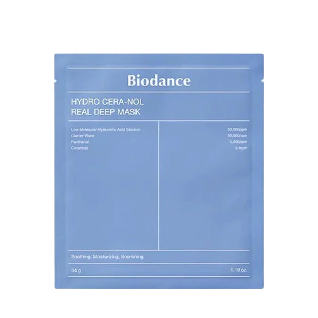 BIODANCE HYDRO CERA-NOL REAL DEEP MASK (4SHEETS)34G