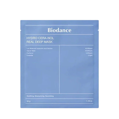 BIODANCE HYDRO CERA-NOL REAL DEEP MASK (4SHEETS)34G