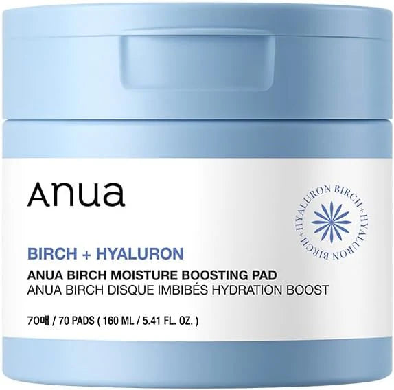 ANUA BIRCH MOISTURE BOOSTING PAD 160ML