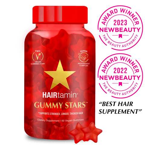 HAIRtamin Gummy Stars (60 Gummies)