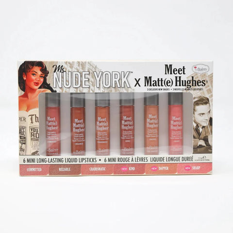 THE BALM LIQUID LIPSTICK (6PCS/1BOX) NUDE YORK
