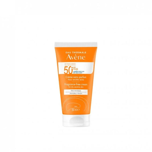 Avène Sun Very High Protection Cream Fragrance-Free SPF50+ 50ml