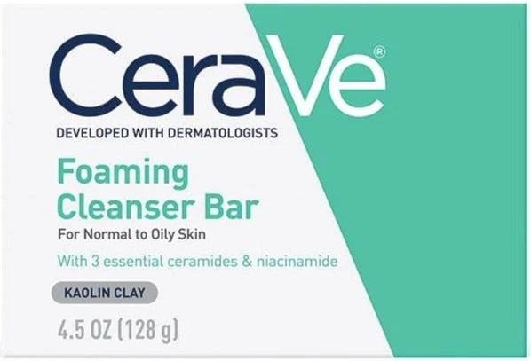CERAVE FOAMING CLEANSER BAR SOAP 128G