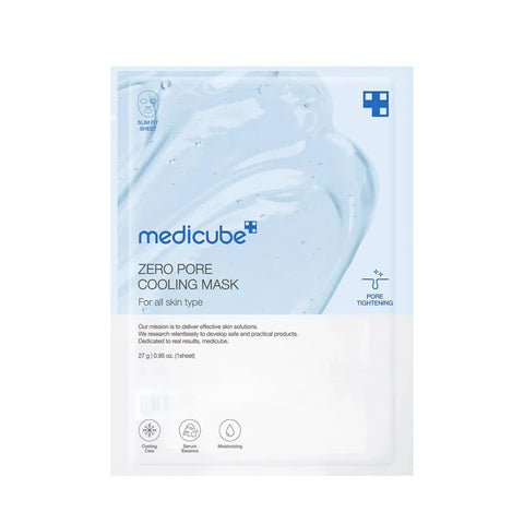 MEDICUBE ZERO PORE COOLING MASK 22G BLUE
