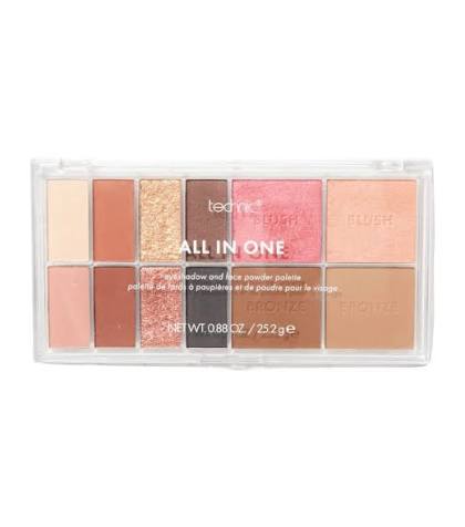 TEC ALL IN ONE EYESHADOW AND FACE POWDER 12COLOR