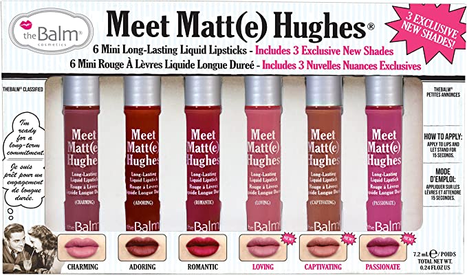 THE BALM LIQUID LIPSTICK (6PCS/1BOX) 3EXCLUSIVE