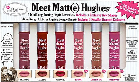 THE BALM LIQUID LIPSTICK (6PCS/1BOX) 3EXCLUSIVE