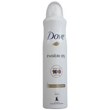 DOVE INVISIBLE CARE SPRAY 250 ML WHAIT