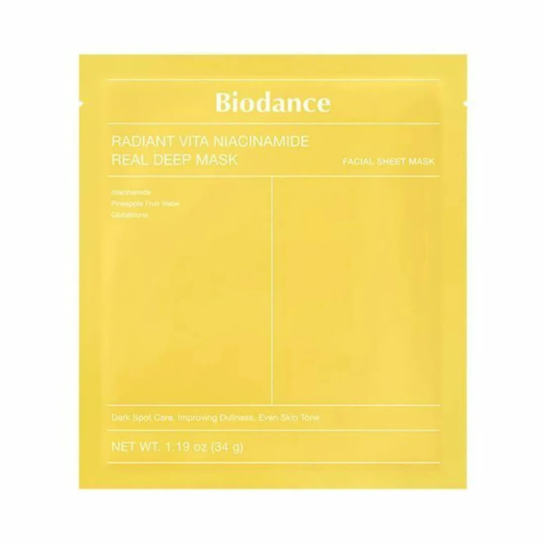 BIODANCE BIO NIACINAMIDE REAL DEEP MASK (4PCS)34G