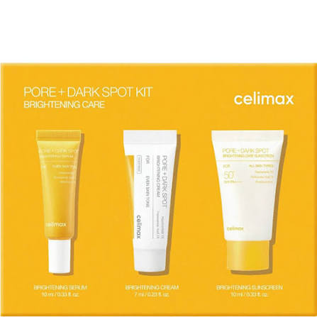 CELIMAX PORE+DARK SPOT KIT BRIGHENING CARE 3X1
