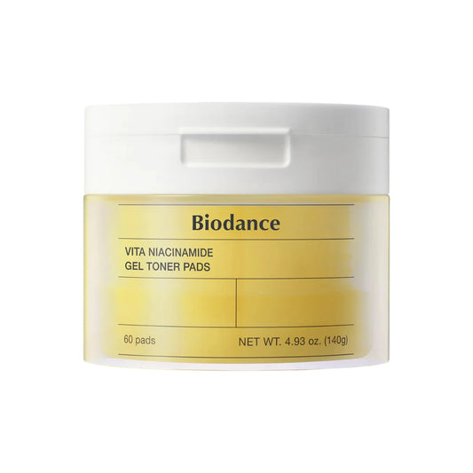 BIODANCE VITA NIACINAMIDE GEL TONER 60 PADS
